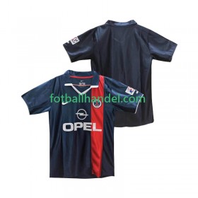 Herre Fotballdrakter Paris Saint-Germain 2001 Hjemme Retro 2002 Kortermet